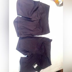 NWT 90 degree sports shorts- 2 pack